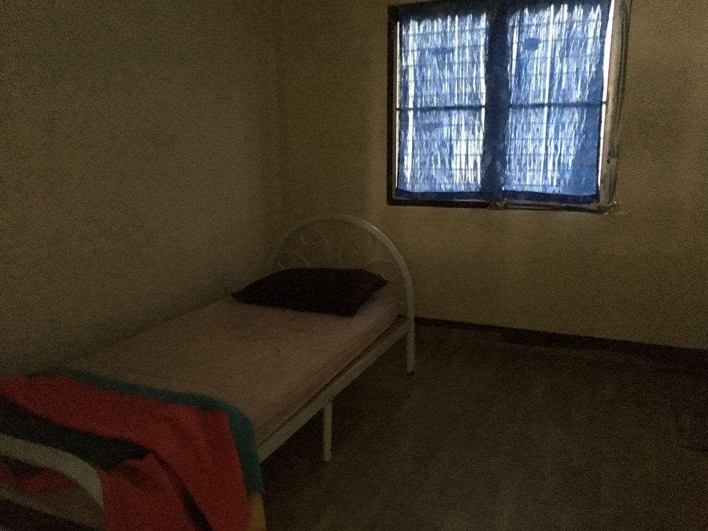 Vipassana meditation retreat bed