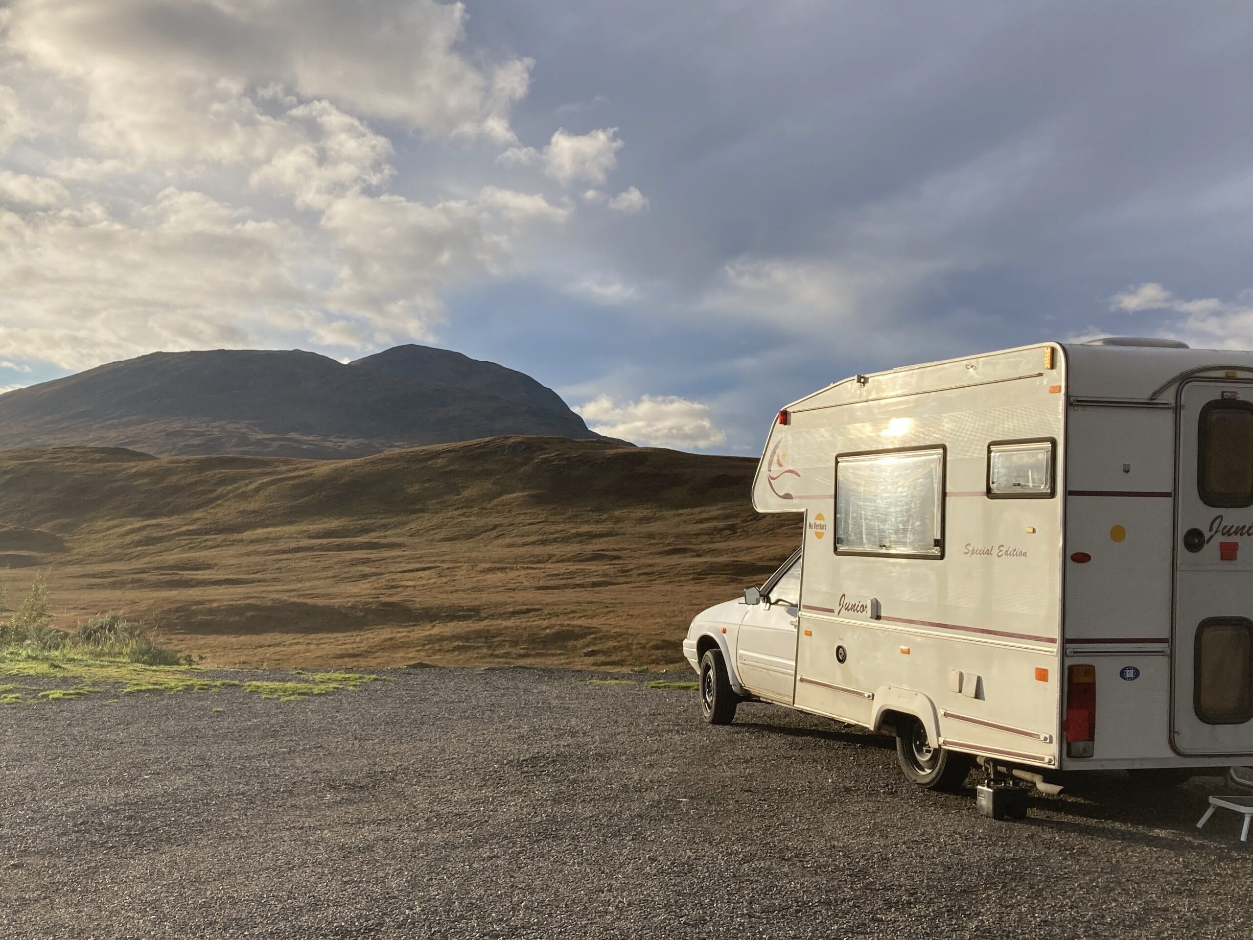 Picture of Lilly, the dinky Blue Moose campervan
